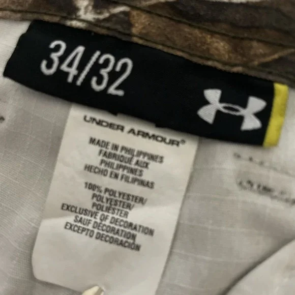 Under Armour UA Hunting Realtree‎Xtra Camo Cargo Field Pants 1238327 34(36)x32